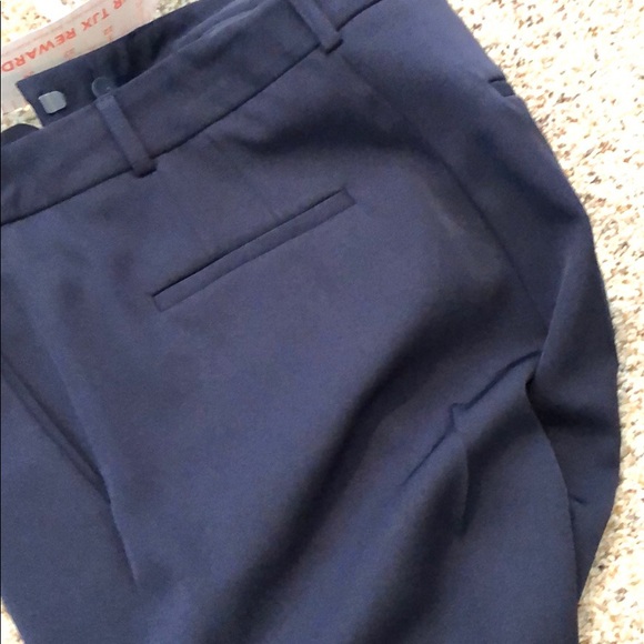 Tahari ASL cropped slacks- navy - Picture 5 of 6